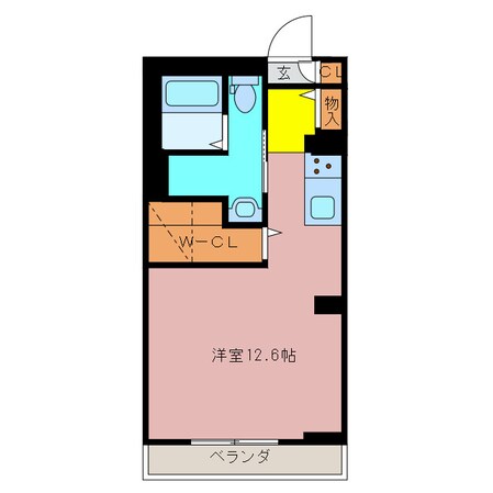 中川原駅 徒歩7分 1階の物件間取画像